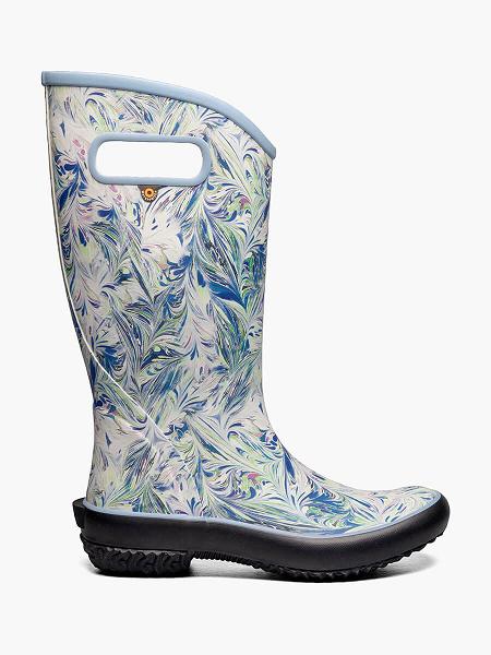 BOGS Boots Deutschland - Rainboot Marble Regenstiefel Damen Periwinkle DE76984